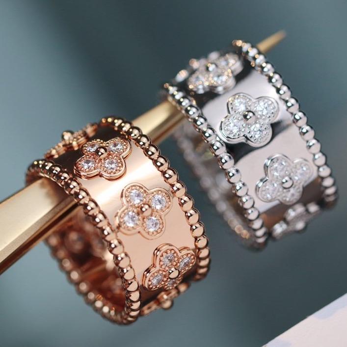 [Love More]CLOVER KALEIDOSCOPE RING 10MM