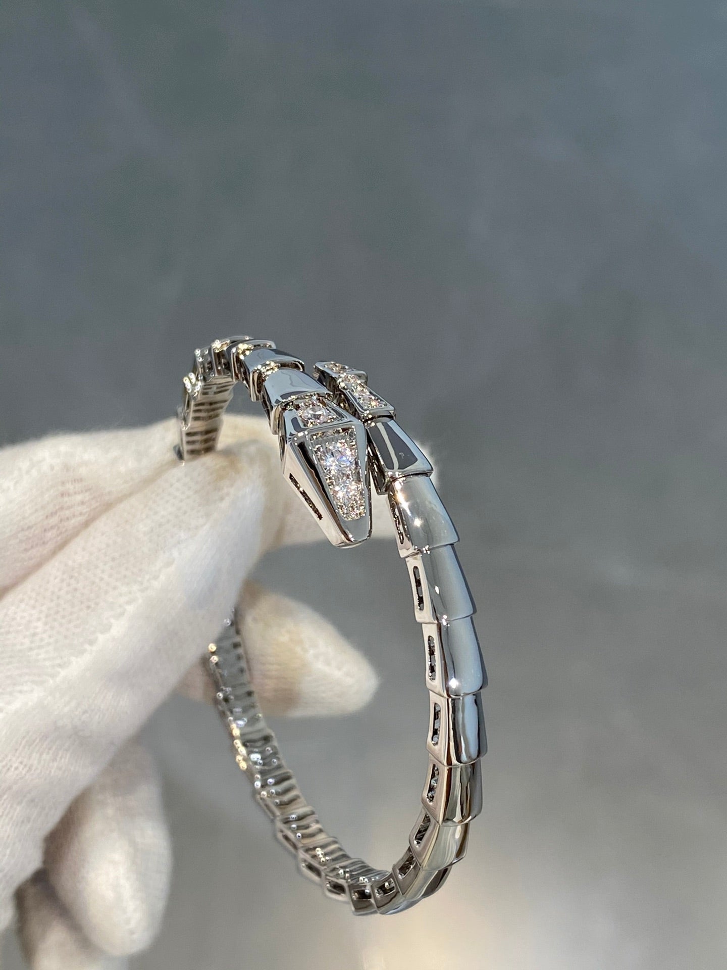 [Love More]SERPENTI BRACELET DIAMONDS SILVER