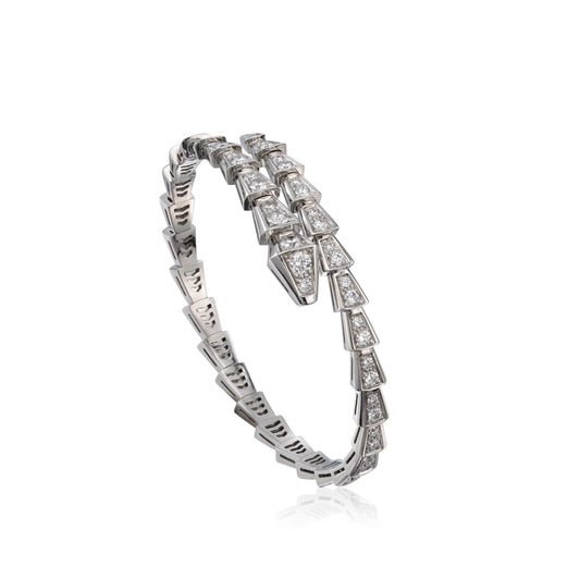 [Love More]SERPENTI BRACELET 6MM SILVER DIAMOND