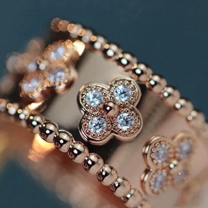 [Love More]CLOVER KALEIDOSCOPE RING 10MM