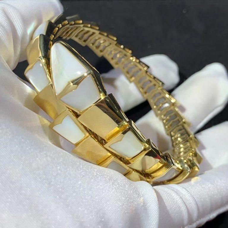 [Love More]SERPENTI BRACELET MOP GOLD
